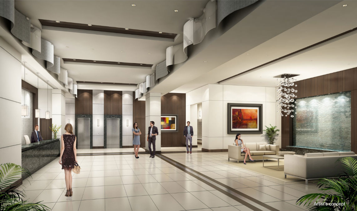 Infinity Lobby Infinity Condos At 19 30 Grand Trunk Cres 25